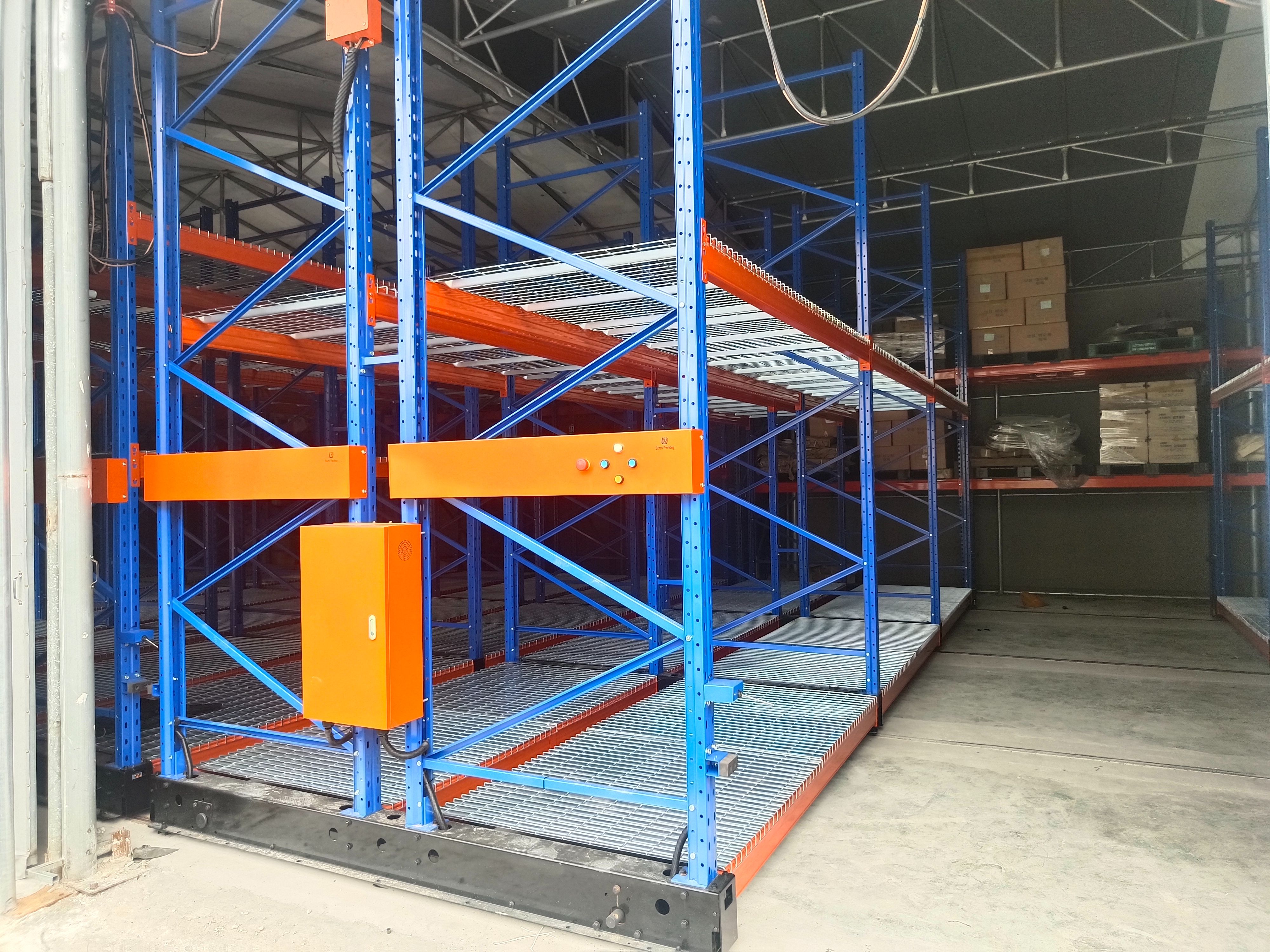 mobile racking system Système de cale mobile