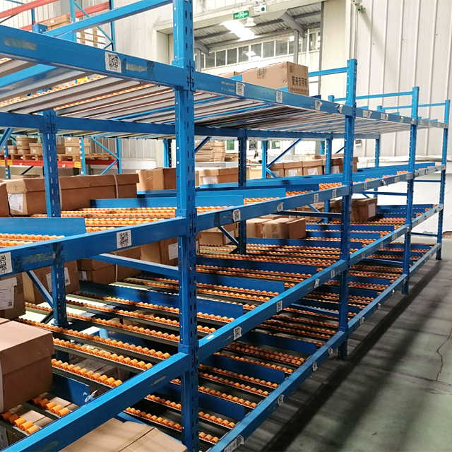 avec des rouleaux Carton Flow Rack pour le stockage de l&#39;industrie