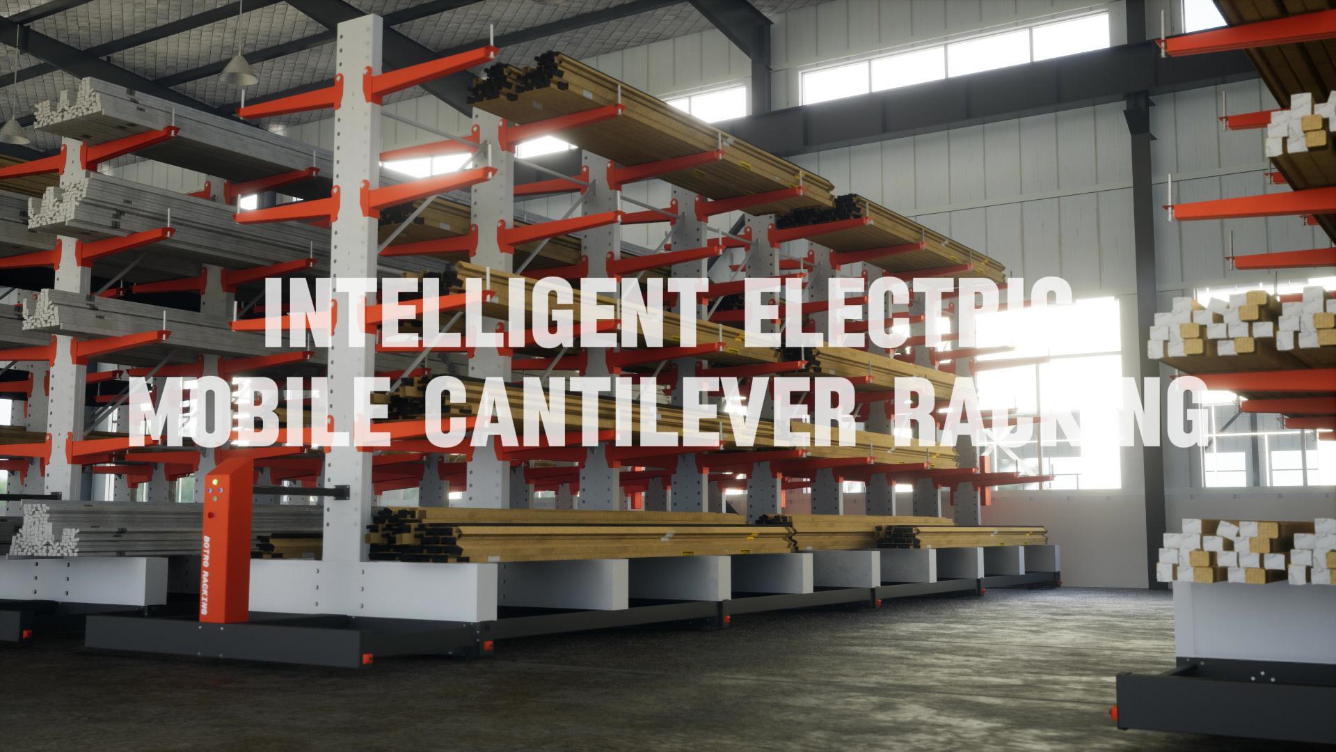 Le rayonnage cantilever mobile électrique intelligent innovant de BotroRacking