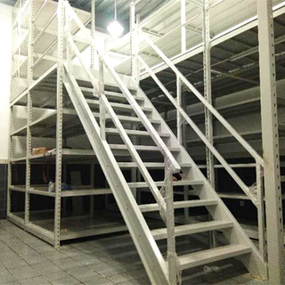 Étagère à plusieurs niveaux de système de plancher de mezzanine soutenue par support léger d'entrepôt