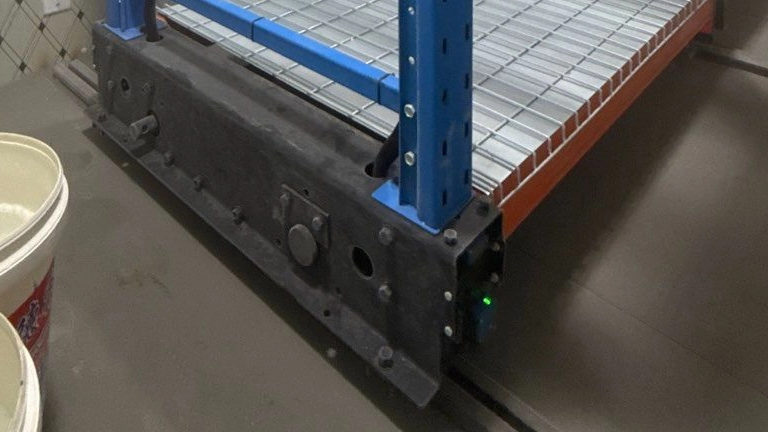 Système de rayonnage mobile de stockage à froid 