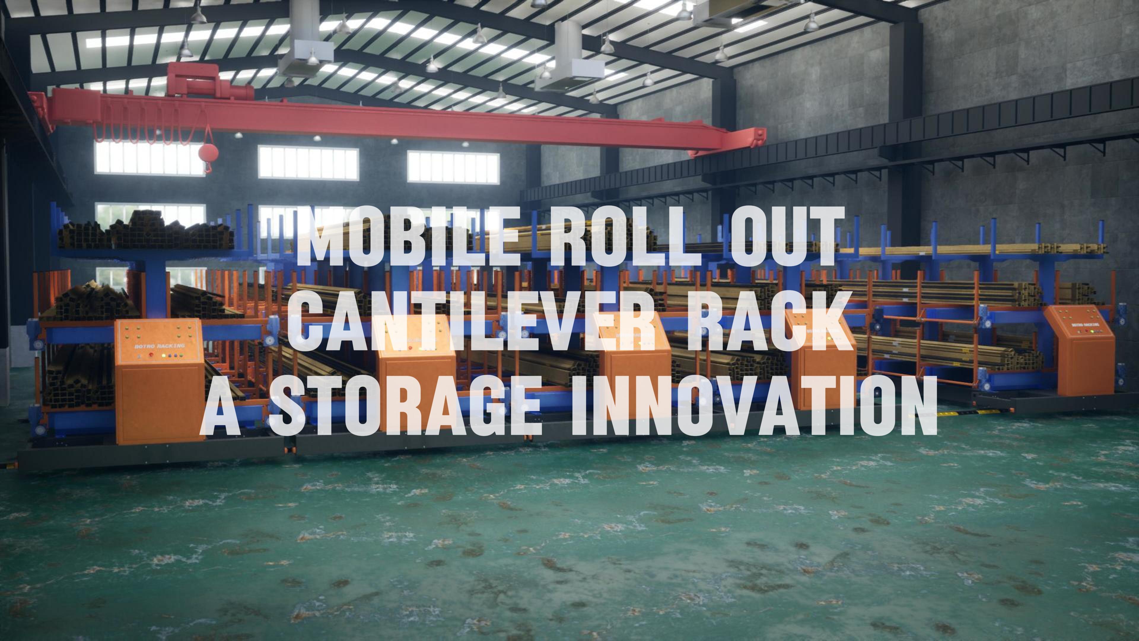 Rack cantilever mobile à déploiement - La star du monde du stockage