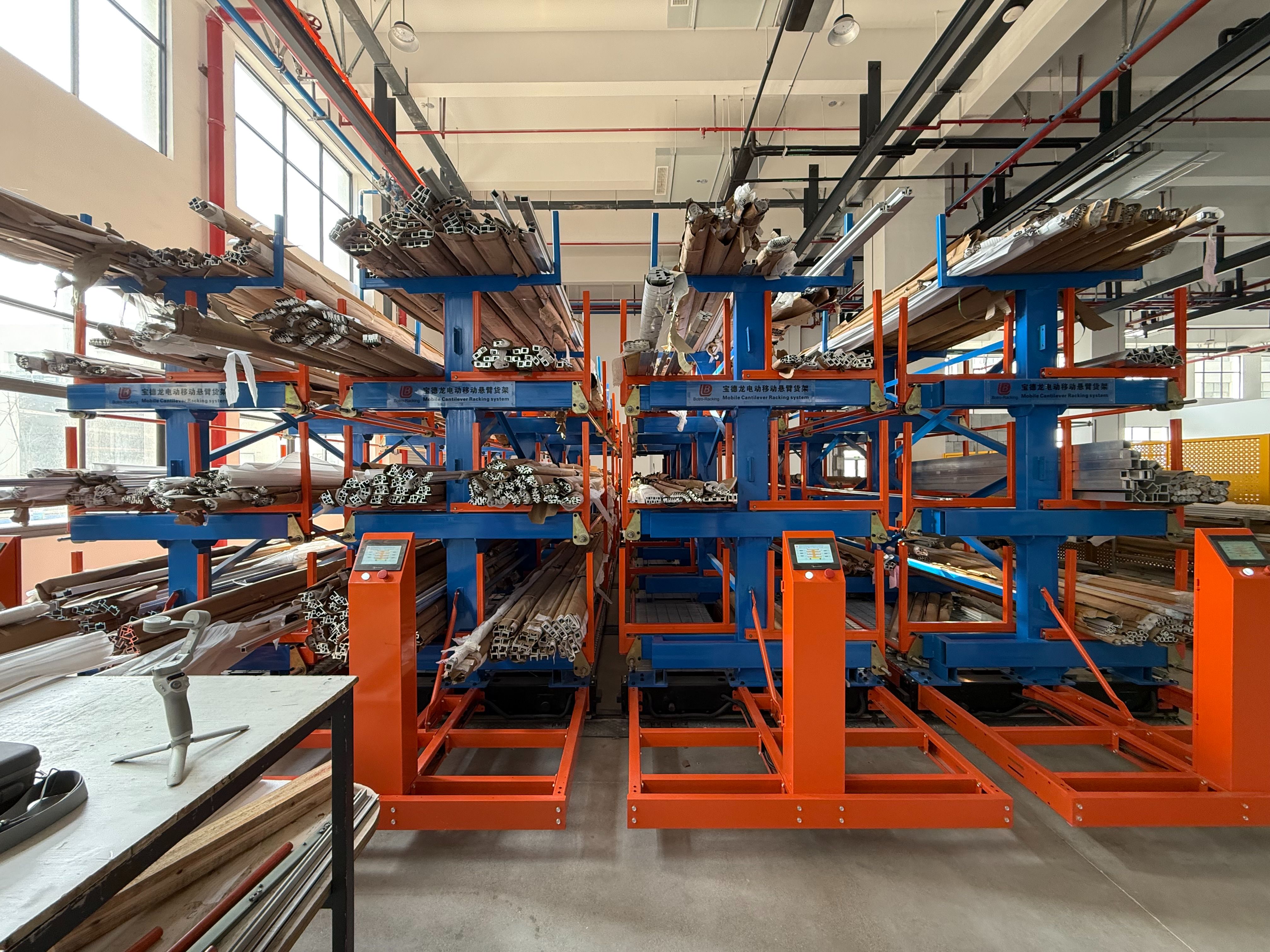 Routrage mobile en porte-à-faux
