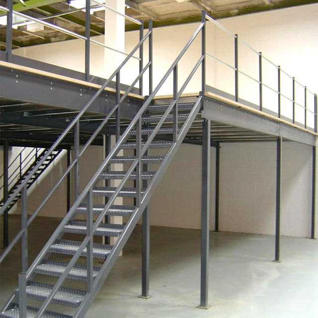 Plate-forme en acier de support à plusieurs niveaux de système de plancher de mezzanine d&#39;entrepôt